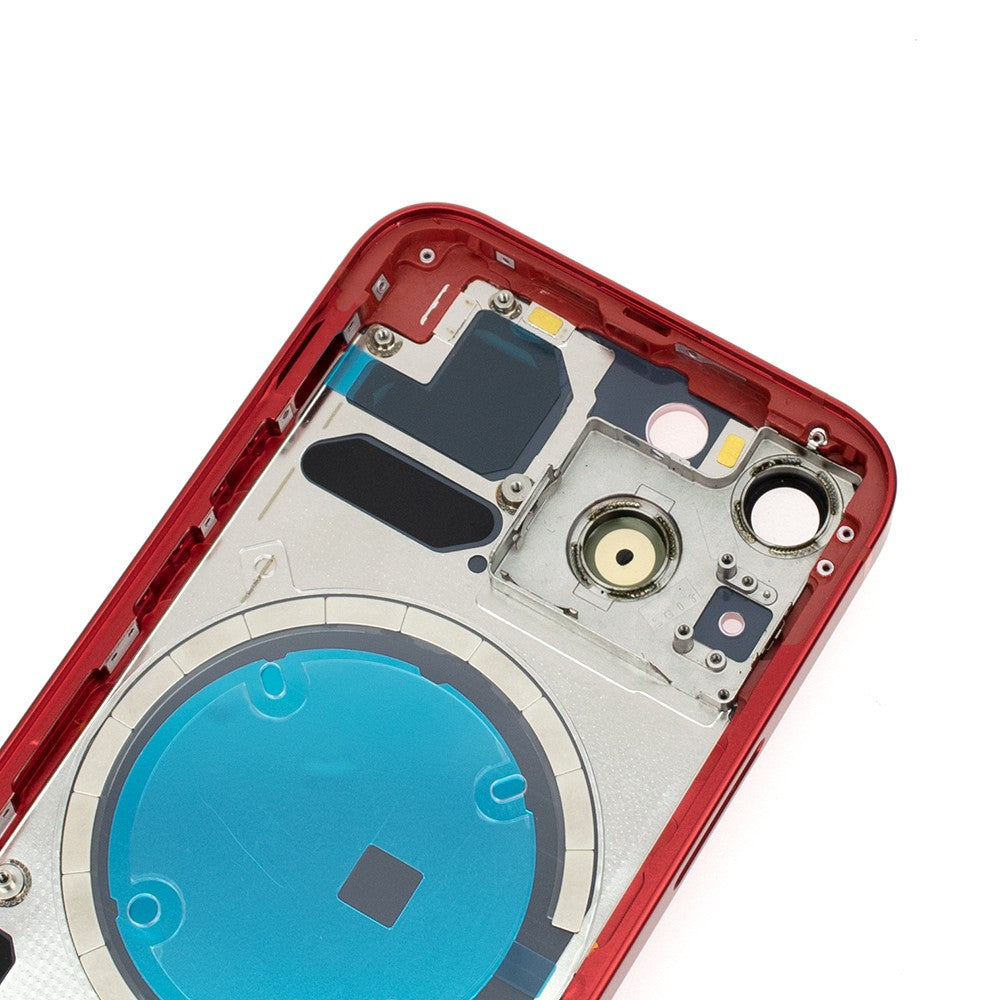 Rear Housing for iPhone 13 mini (NO LOGO)-Red Rear Housing for iPhone 13 mini (NO LOGO)-Red